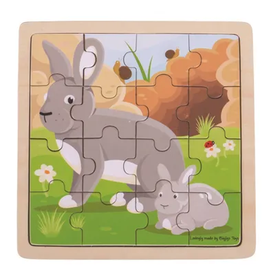 Obrázek produktu pro Bigjigs Toys Puzzle králík s králíčkem