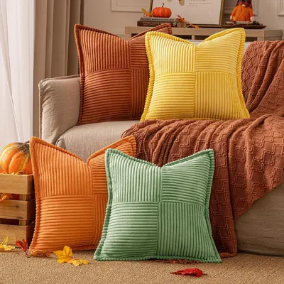 Produktbild von Set von 4 Dekorativen Kissenbezügen 40x40 cm