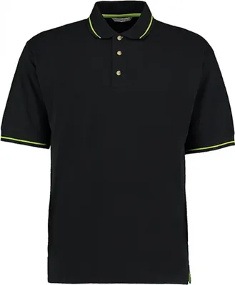 Produktbild von Kustom Kit KK606 | St. Mellion Herren Polo /  - Farbe: Black/Lime - Größe: L
