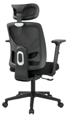Obrázek produktu pro Kancelářská židle, ergonomický design, výškově nastavitelná, černá