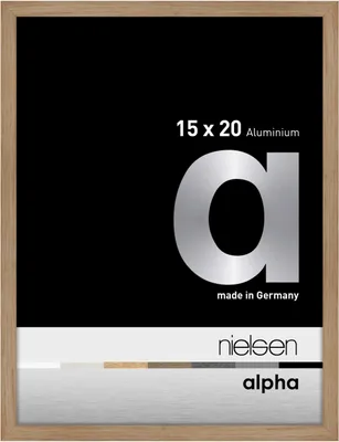 Obrázek produktu pro Hliníkový obrazový rám Nielsen Alpha 15x20 cm dub