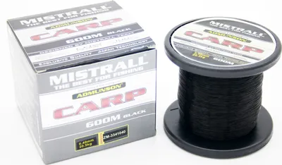 Obrázek produktu pro Kaprařský vlasec MISTRALL Admunson Carp Black 600m 0,30mm / 12,8kg