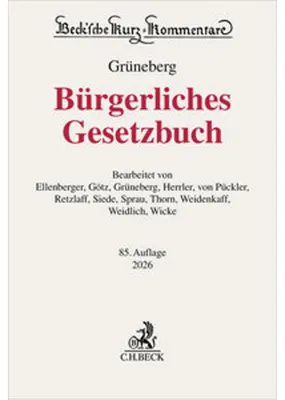 Produktbild von Bürgerliches Gesetzbuch. BGB