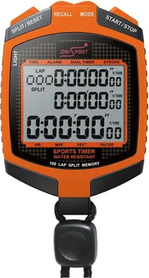 Produktbild von Digi Sport Instruments C100 Stoppuhr Orange Orange One Size
