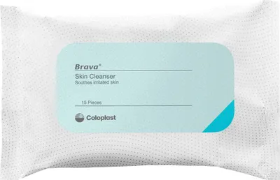 Image de Brava lingette nettoyante pour la peau 3X15 pces