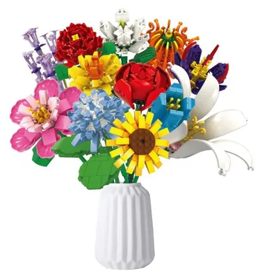 Produktbild von WOMA Blumenstrauß Klemmbausteine Baukasten W11053