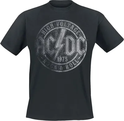 Produktbild von AC/DC T-Shirt High Voltage 1975 schwarz 2XL