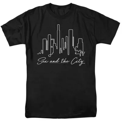 Obrázok produktu pre Tričko " and the City" – uni, pre pánov/dámy, model TV40634 (XXL), čierna farba