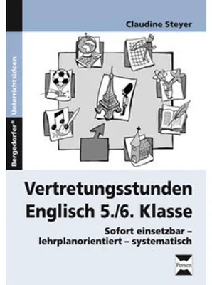 Produktbild von Vertretungsstunden Englisch 5./6. Klasse