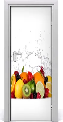 Produktbild von Tulup Türaufkleber 75x205 cm Dekorative Aufkleber Selbstklebend Wasserdichte Tapete Abnehmbar Schlafzimmer Wohnzimmer Wohnkultur - Obst