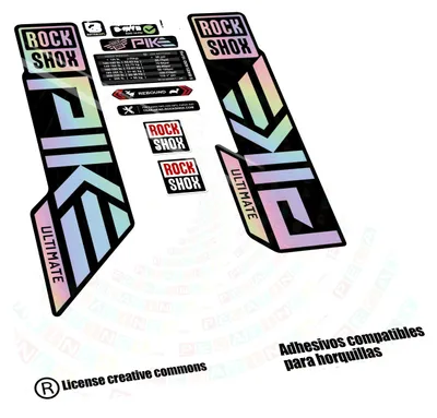Obrázek produktu pro Nálepky, odolný vinyl, přizpůsobitelné vzory, holografický ARCOÍRIS
