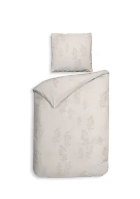 Produktbild von Heckett and Lane Maya Bettwäsche 155 Natural Bettwäsche 1 x Bettbezug 155x220 + 1 x Kopfkissenbezug 80x80 Natural Flora natur
