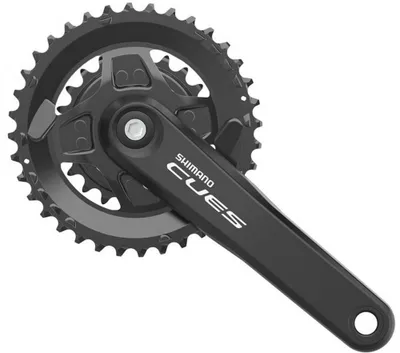 Immagine prodotto di Gruppo cambio per bicicletta, 2 x 9/10/11 velocità, Shimano CUES FC-U4000, con guarnitura da 170 mm, rapporti 36-22 (offset di 3 mm)