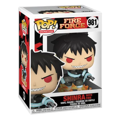 Image de FUNKO POP ! - Animation - Fire Force Shinra avec le feu #981