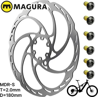 Produktbild von Magura Fahrrad MTB E-Bike Bremsscheibe MDR-S 2.0 6-Loch 180mm