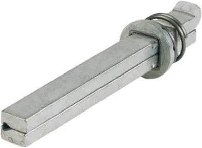 Produktbild von Hoppe F / Ei Profilstift Vierkant 8mm Länge 70mm Eisen verzinkt f.einseitig gebohrte Türen - 515073
