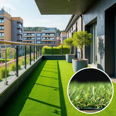 Obrázek produktu pro 100x400 cm Kusový travní koberec Robina New – na ven i na doma