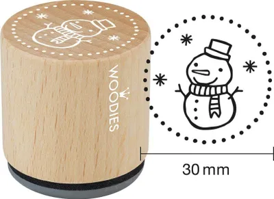 Produktbild von COLOP Motiv-Stempel Woodies "Schneemann"
