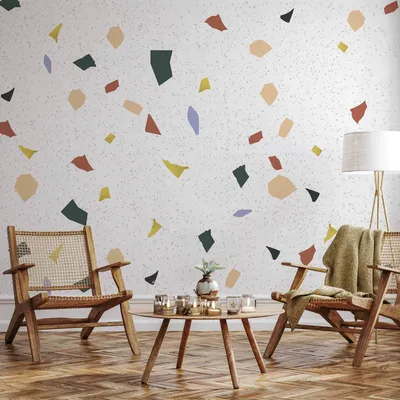 Produktbild von Vlies Fototapete - Subtle Terrazzo Pattern 150x105 cm Abstrakt f-A-10162-a-a