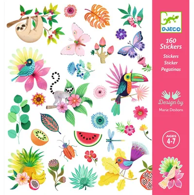 Produktbild von Abtibildbilder Paradies, Djeco
