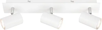Zdjęcie produktu dla Reflektor sufitowy – lampa sufitowa z żarówką o klasie energetycznej A* – do salonu, z regulacją kąta nachylenia – do przedpokoju
