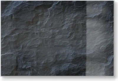Produktbild von DEQORI Schneidebrett Glas 30x20 cm 'Schieferfassade' Schneideplatte groß