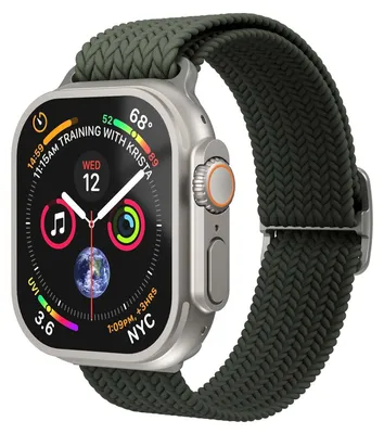 Produktbild von Vonmählen Watch Strap - Woven Loop - Armband für Apple Watch 40 / 41 / 42 mm, Olive Armband