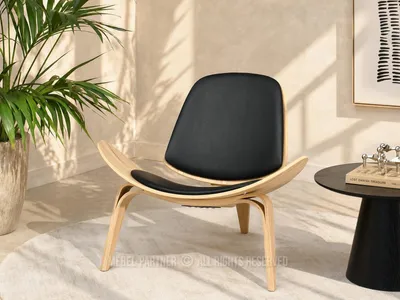 Obrázek produktu pro Designové křeslo DAHL - černé / dub