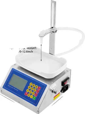 Produktbild von Flüssigkeitsabfüllmaschine, hochpräzise Membranpumpe, benutzerfreundliche Bedienung, Blau, 220V, EU-Stecker