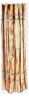 Produktbild von Staketenzaun aus Holz, 120 cm hoch, Teichumrandung aus Haselnuss, 5 m lang, Gartenzaun, Lattenabstand ca. 7-9 cm, witterungsbeständig