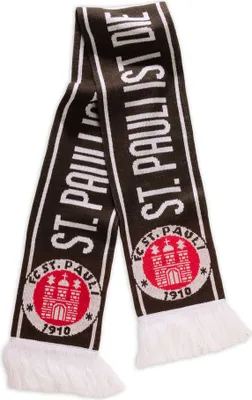 Produktbild von St. Pauli - Einzige Möglichkeit, Schal Braun / Weiß / Rot, 150 x 17m