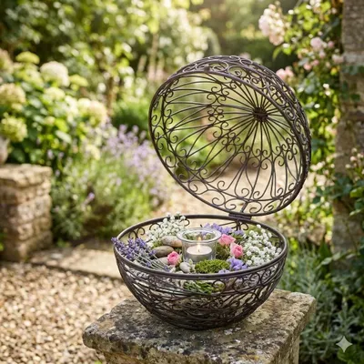 Immagine prodotto di Incantevole palla da giardino da riempire - diametro circa 34 cm
