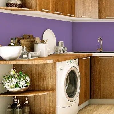 Produktbild von Dekorative Vinyl-Klebefolie auf Meterware – Waschbarer, wasserfester Aufkleber für Wände, Küchen und Möbel – 60 cm x 50 m – Lavendel