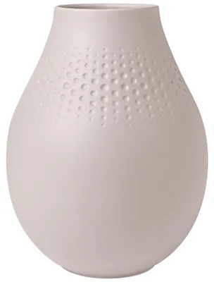 Zdjęcie produktu dla Villeroy&Boch - Wazon Perle wysoki 16x20cm Manufacture Collier Beige