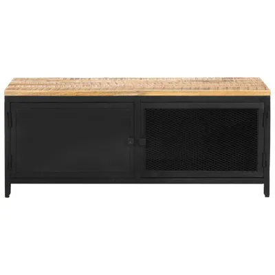 Immagine prodotto di Tavolino 90x50x37 cm Legno massiccio di mango grezzo