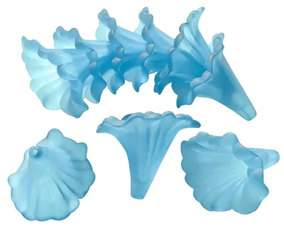 Produktbild von Blütenkelch-Perlen 10er-Pack 41x35mm Kelche Lilien Röcke Blumenkelch Farbauswahl