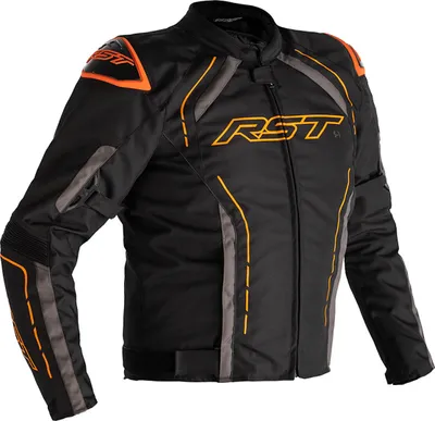 Produktbild von RST S-1 Motorrad Textiljacke, schwarz/grau/orange, S