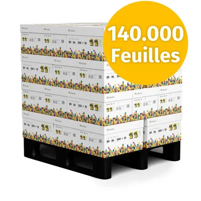 Image de Infowerk Papier d'impression Papier de copie 140000 feuilles 280 x 500 A4 80 g Premium White  PEFC