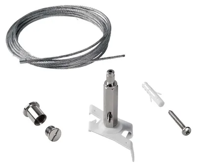 Immagine prodotto di Kit Sospensione Senza Rosone Link Metallo Bianco 5M