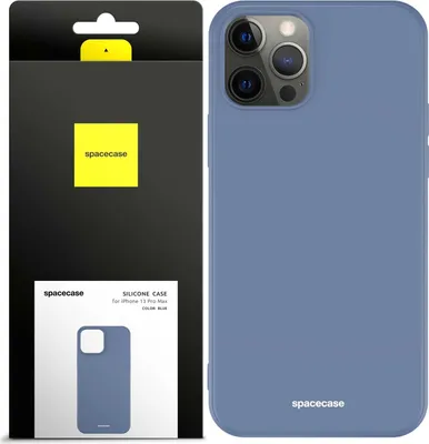 Immagine prodotto di Custodia in silicone SPACECASE Custodia in silicone per iPhone 13 Pro Max Blu