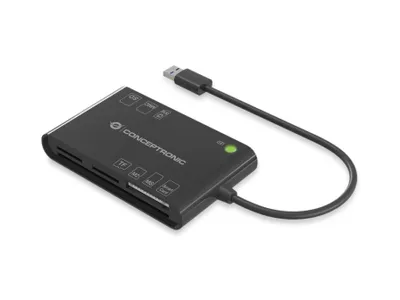 Produktbild von Conceptronic BIAN01B All-in-One Smart-ID Kartenleser