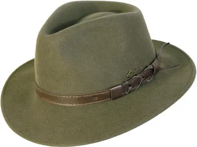 Produktbild von SCIPPIS  NORTON Wollhut Westernhut Cowboy Stadthut Hut Filzhut Freizeithut  Olive S