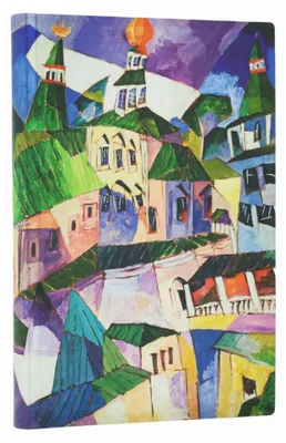 Productafbeelding van St. Petersburg (Lentulov's Cityscapes) Mini Lined Softcover Journal (Elastic Band Closure)