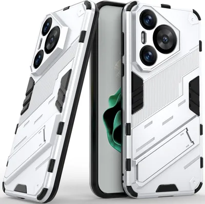 Produktbild von Armor Hülle für Huawei Pura 70 Hybrid PC TPU Bumper Stoßfestes Schutzhülle mit Standfunktion Orange