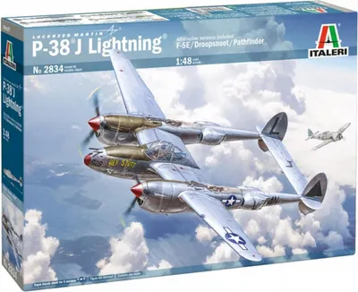 Produktbild von Modellbausatz Flugzeug 2834 - P-38J E.T.O. (1:48)
