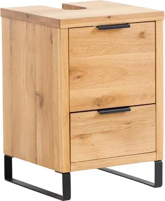 Produktbild von Waschbeckenunterschrank Sydney schmal Wildeiche
