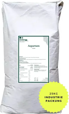 Produktbild von Aspartam  Pulver (40-100 Mesh) – 25 kg