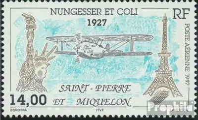 Produktbild von Briefmarken St. Pierre und Miquelon 1997 Mi 727 (kompl.Ausg.) postfrisch Transatlantikflieger Charles Nungesser