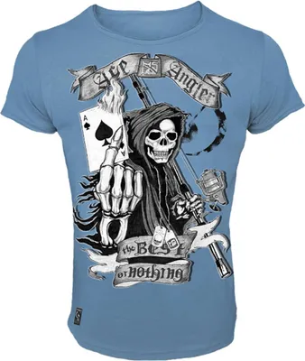 Produktbild von HOTSPOT DESIGN ACE ANGLER, L, blau, T-Shirt, TS-SK01004S03