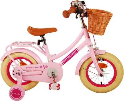Image de Vélo enfant Volare Excellent - Fille - 12 pouces - Rose